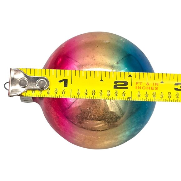 Set Of 7 Shiny Brite Christmas Tree Mercury Glass Ornament Vintage - Picture 16 of 16